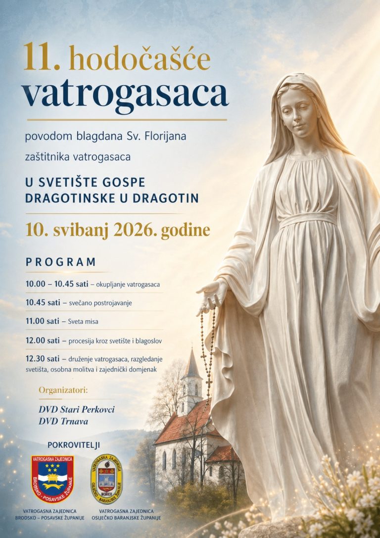 Pozivnica - 11. vatrogasno hodočašće vatrogasaca